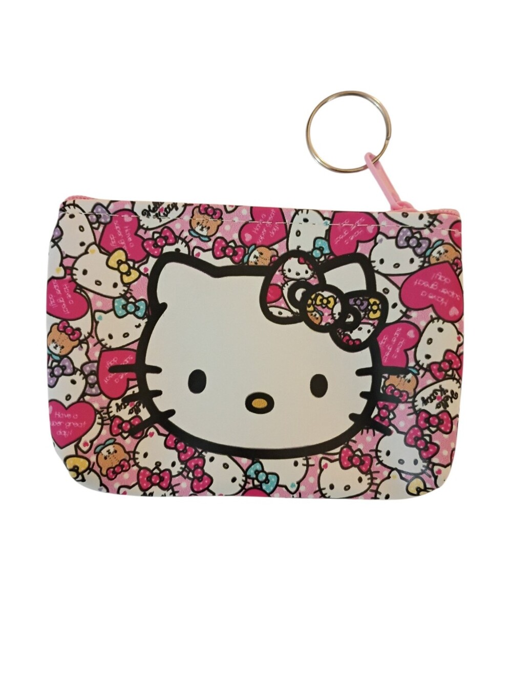 Y2K Coquette Pink Coin Purse Fashion Statement Clutch Bag Pouch Handbag Cute